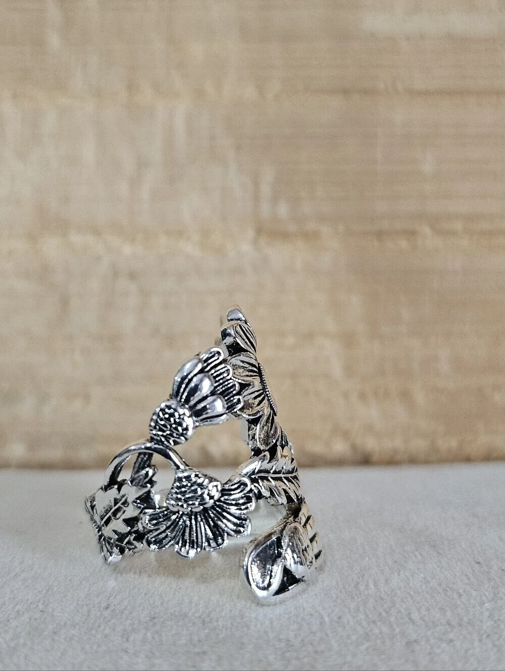 Sunflower Spoon Ring